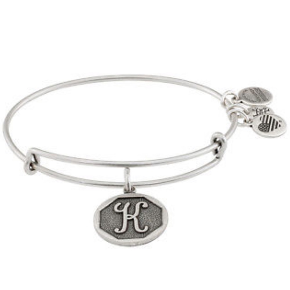 Alex and Ani Silver K Bracelet